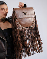 Brown Texan Backpack
