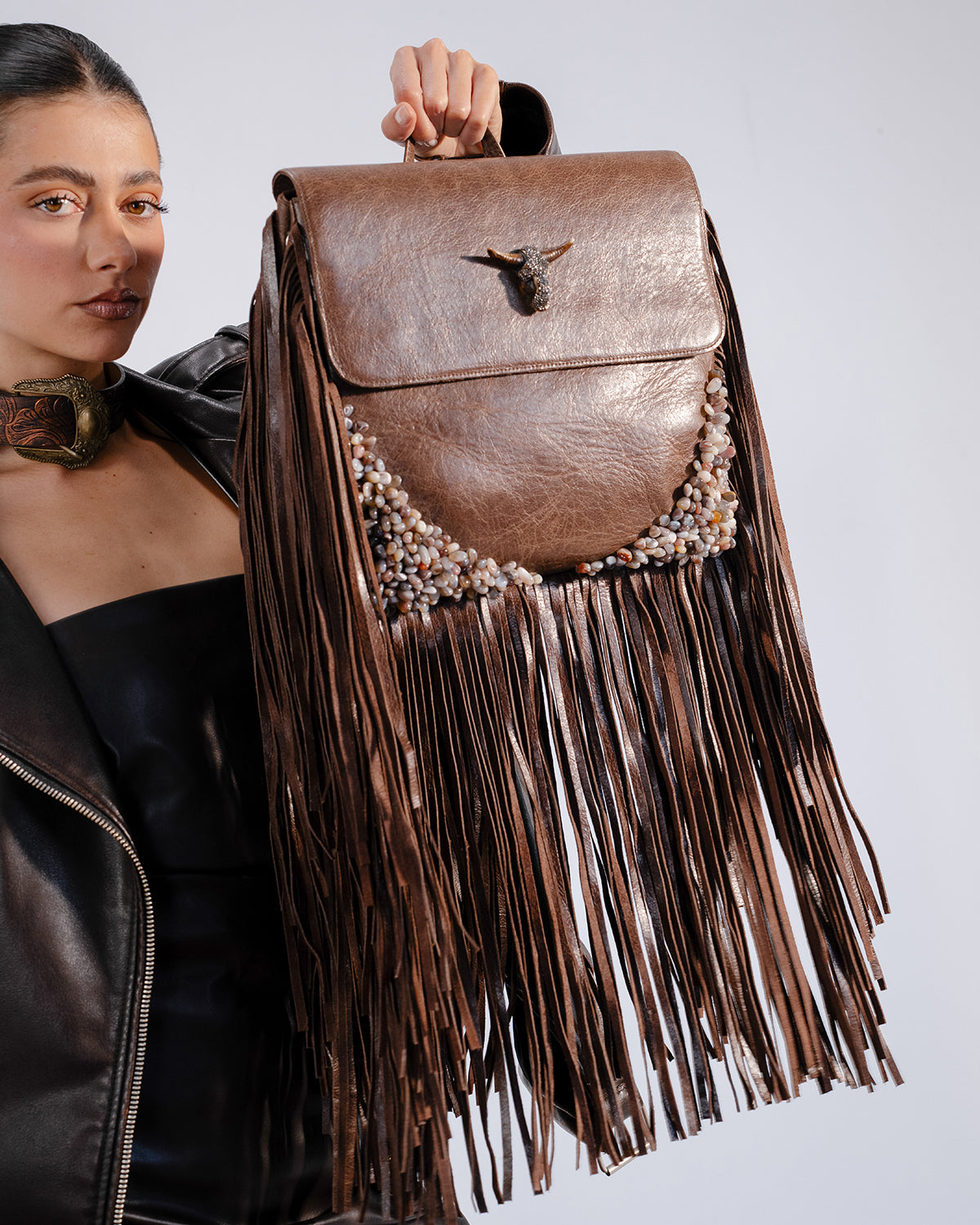 Brown Texan Backpack