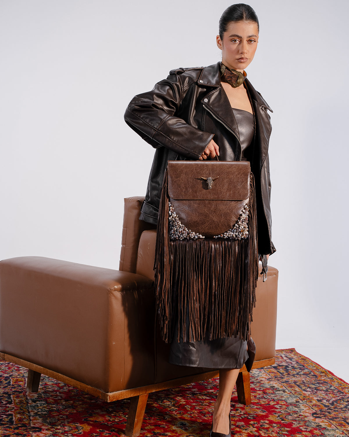 Brown Texan Backpack